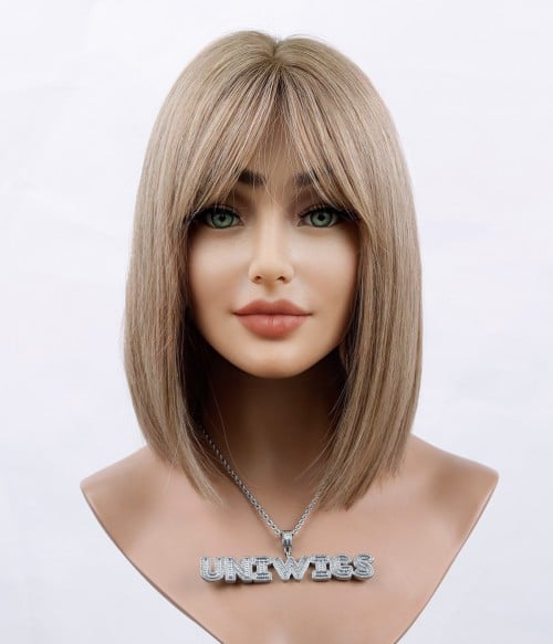 Sample Wig Style | Sunlit Blonde Human Hair Lace Front Wig| Final Sale