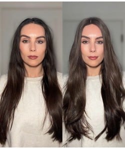 6"*6" Amber Silk Top Remy Human Hair Topper