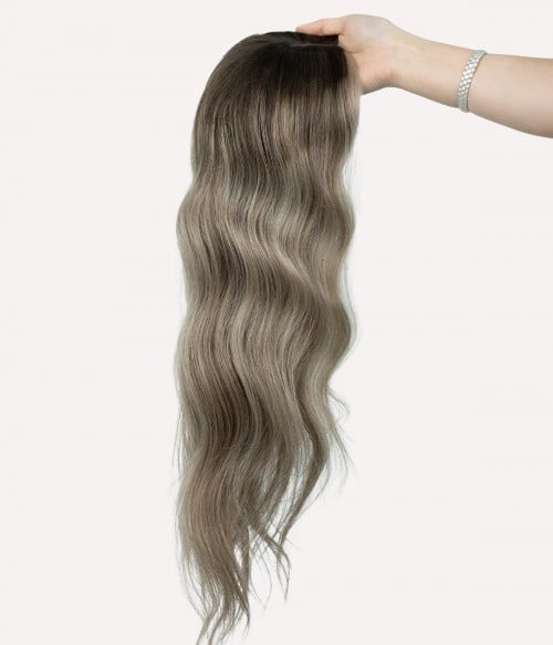 Clearance | 8” X 9” Silk Top Human Hair Topper | With Layers | Final Sale