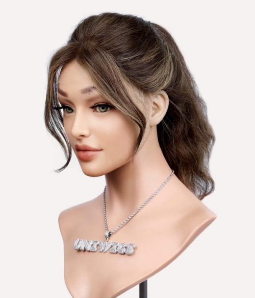Clearance | Naturally Wavy Human Hair Ponytail Lace Front Wig |  Final Sale