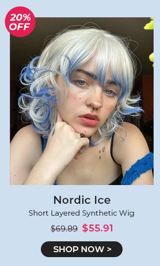  Nordic Ice Short Layered Synthetic Wig $69.89 SHOP NOW 