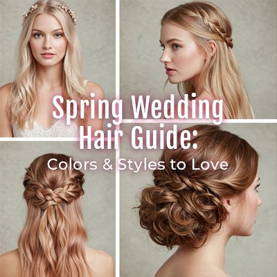 Spring Wedding Hair Guide: Colors & Styles to Love