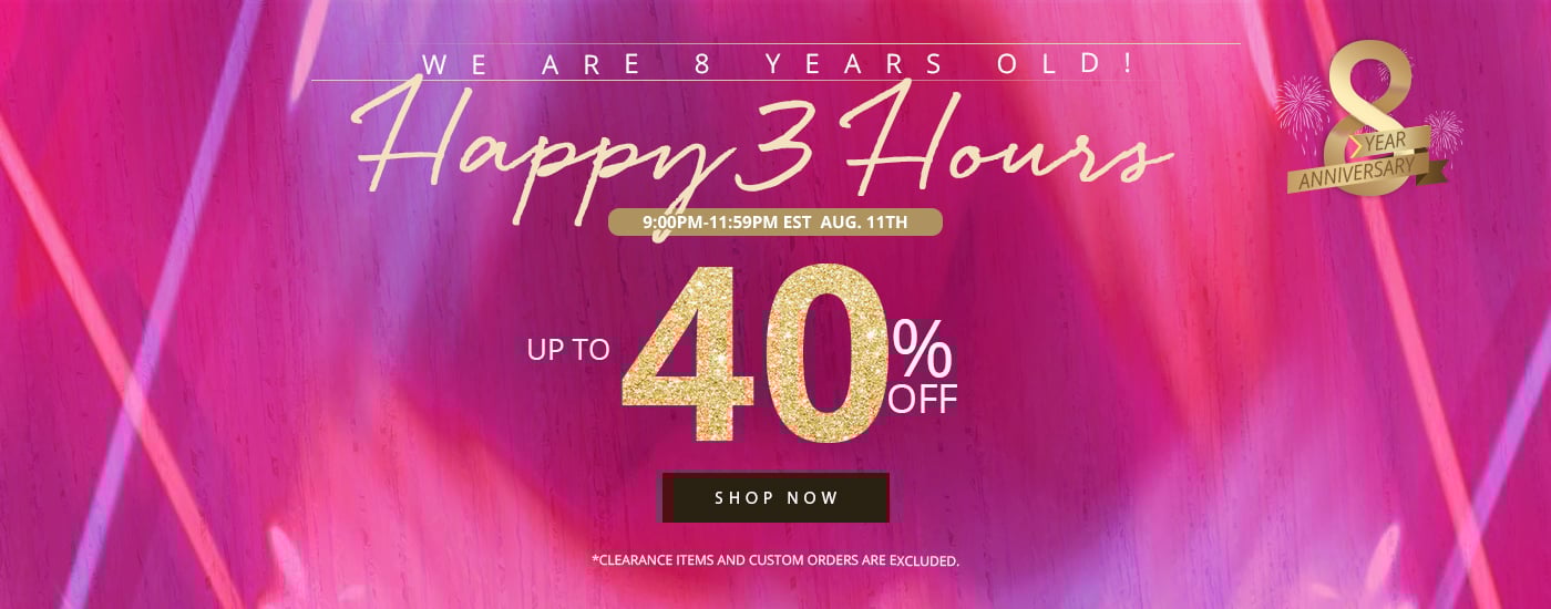 happy 3 hours sale