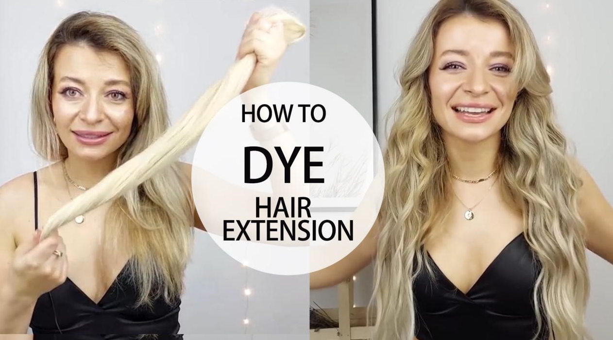 How To Dye Your Hair Extensions