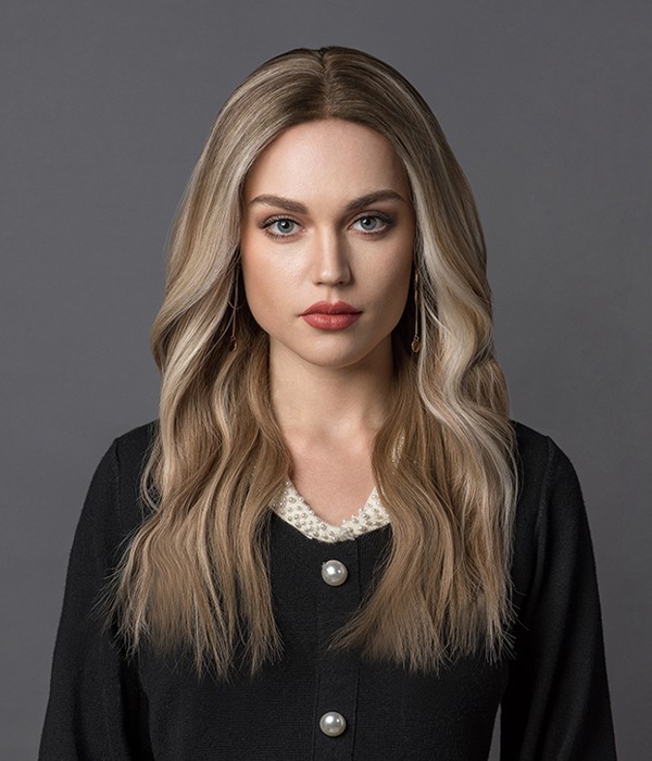 Blonde Balayage Remy Human Hair Lace Front Wig