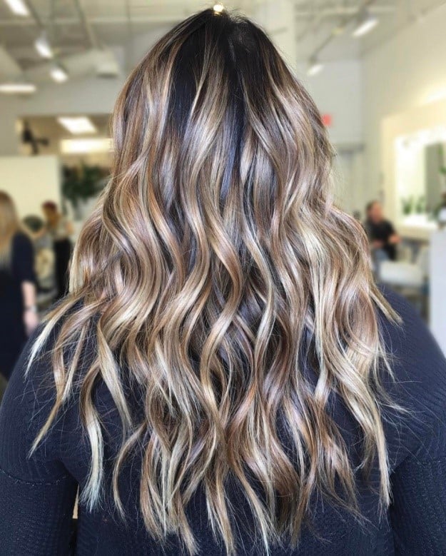 Blonde Balayage hair