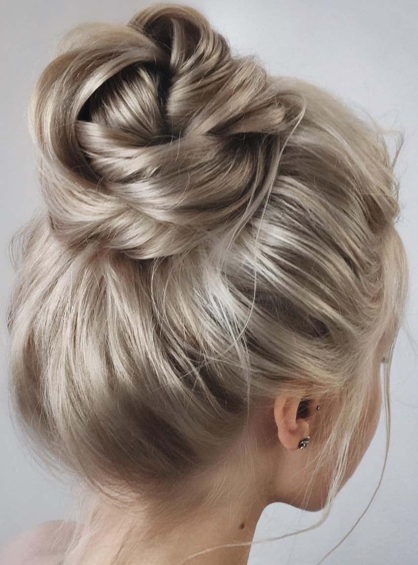 high bun hairstyles