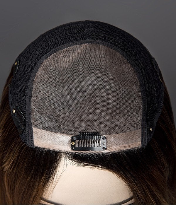 mono base cap hair topper