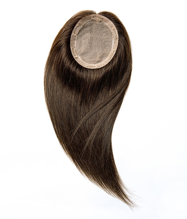 silk base cap hair topper