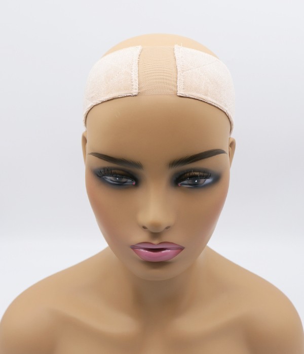 Velvet comfort adjustable lace wig grip headband