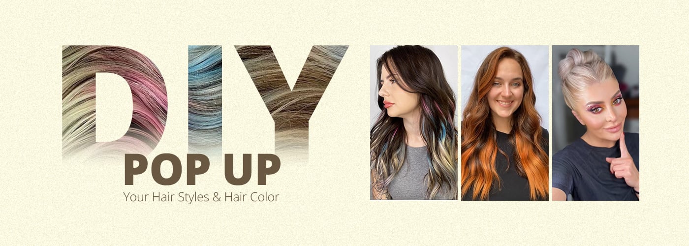 diy dyed extensions