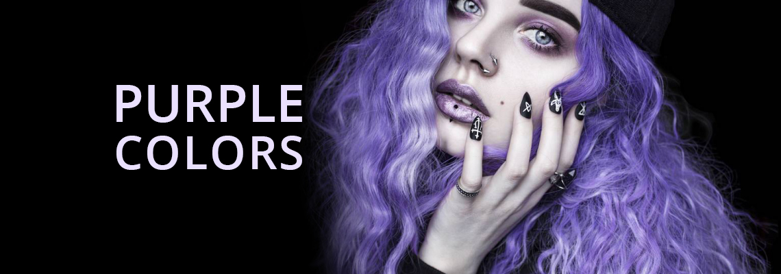 purple wigs