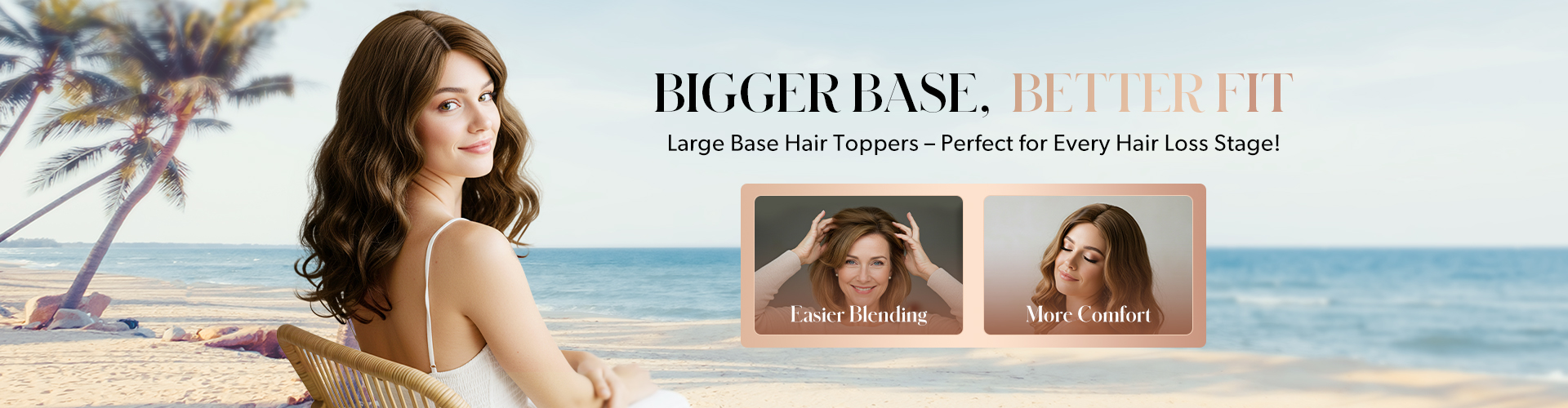 hair toppers with large base size