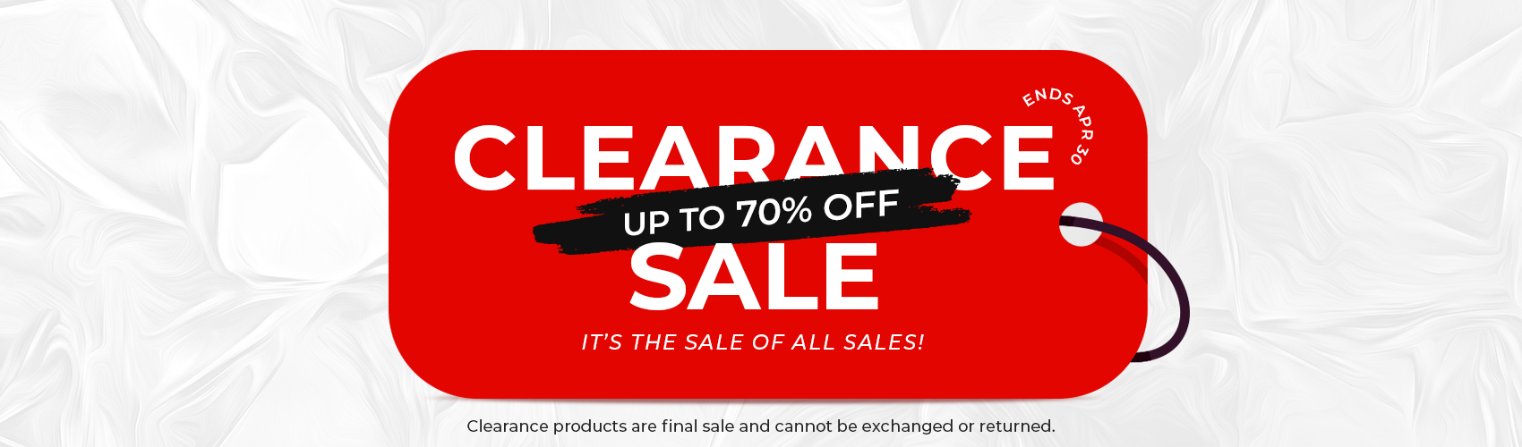 Clearance Sale