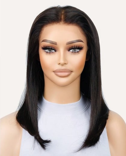Nia Long Bob 13” x 6” Lace Front Human Hair Wig WB2305