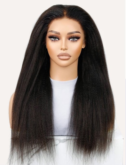 Zuri Italian Yaki 13” x 6” Lace Front Human Hair Wig WB2303