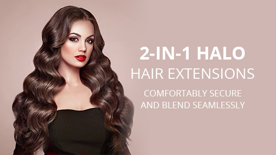 Halo Hair Extensions Flip In Hair Extension For Short Hair