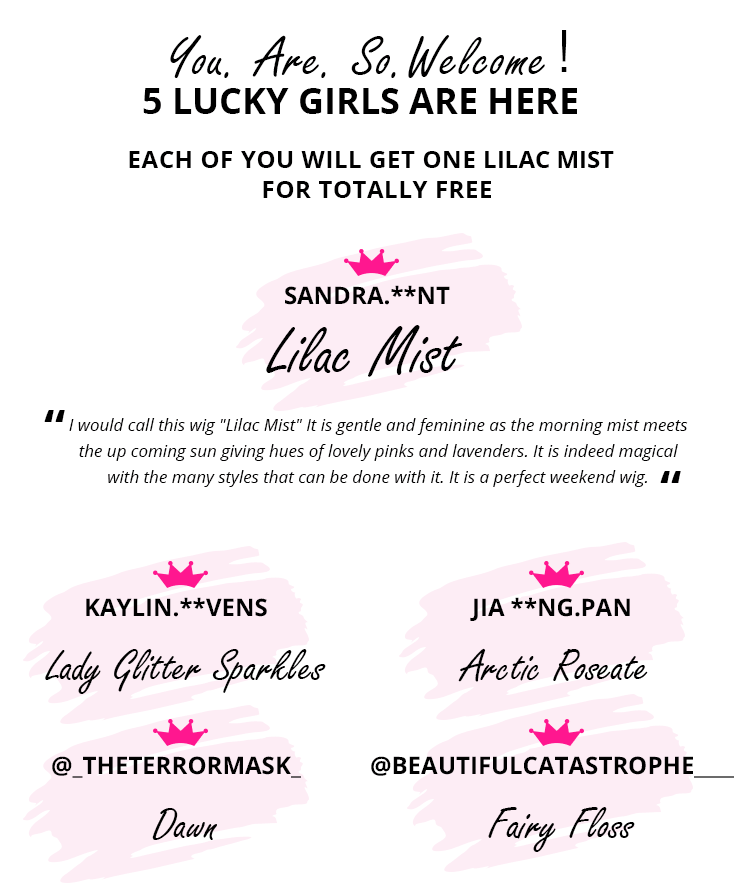 5 LUCKY GIRLS ARE HERE