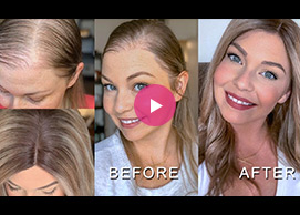 Hair Topper101| How To Style A Hair Topper Quickly & Make The Hairline Natural